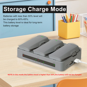 Battery Charging Manager for 2 65W Fast Charging Hub Three Batteries FFor 2 <b>Drone</b> <b>Accessories</b> Charger for - Product Image 2