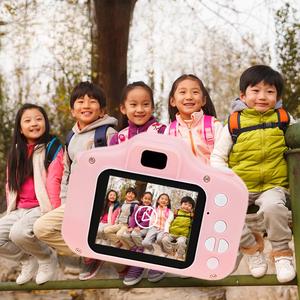 Kinder-Digitalkamera 3,5 Zoll Großer Bildschirm HD 720p 12MP USB-Aufladbare Selfie-Kamera für Mädchen 3-10 Jahre Rosa - Product Image 5