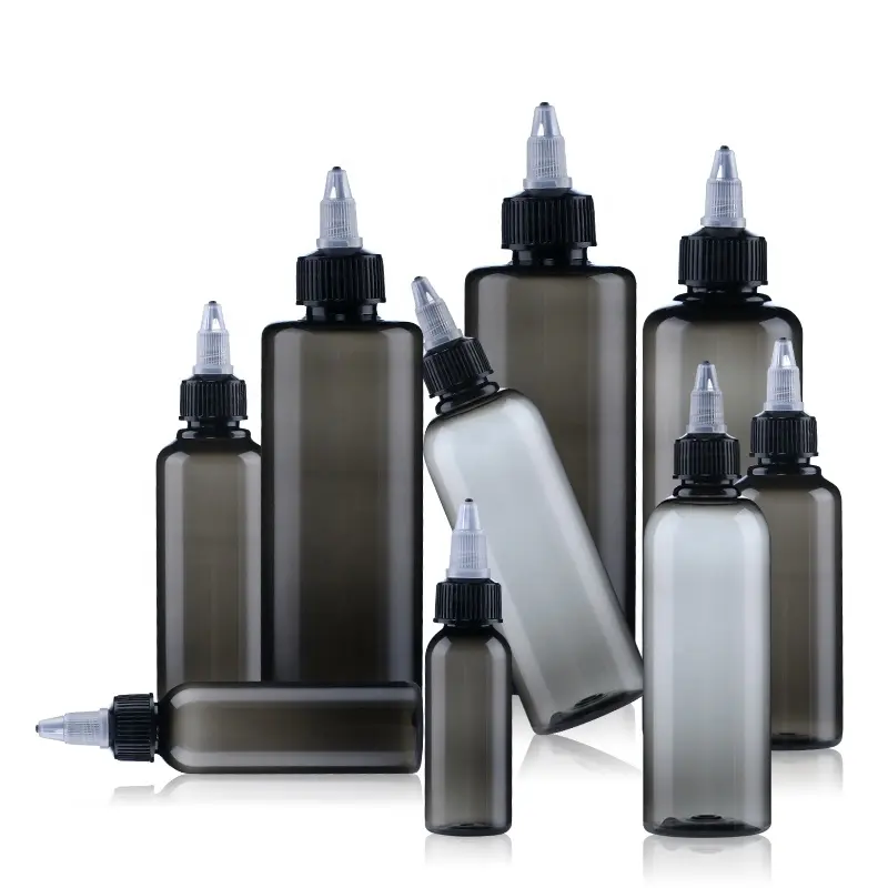 Manufacturer Paint Twist Top Plastic Pointed Mouth Cap Ink Liquid Bottle