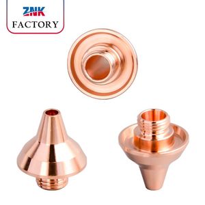 Repuestos para Cabezal Láser de Corte de Fibra Precitec, Compatible con <span class=keywords><strong>MAZAK</strong></span> 3D, Boquilla de Corte Láser de 1.5-3.5mm D10.5 H12 M5, Cobre - Product Image 1