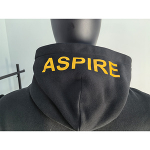 Sudaderas con Capucha Unisex de Bajo MOQ, 350GSM, Gruesas, de Corte Holgado, Personalizables con Estampado, Corte y Confección Casual - Product Image 3
