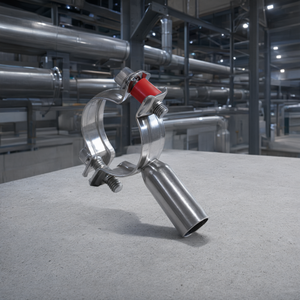 Support de tuyau soudé en acier inoxydable 304 316, pince de fixation durable pour pipeline, ISO9001 - Product Image 2
