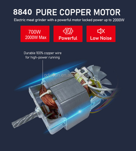 Hachoir <span class=keywords><strong>à</strong></span> <span class=keywords><strong>viande</strong></span> 1800W, boîtier en plastique, hachoir <span class=keywords><strong>à</strong></span> <span class=keywords><strong>viande</strong></span> utilisé <span class=keywords><strong>à</strong></span> la maison avec engrenage et boîte de vitesses en métal - Product Image 5