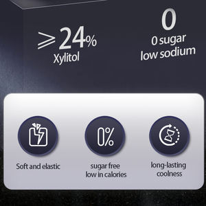 I'MINTココナッツカーボンチューイングガムレモンフレーバー15gキャンディー無糖チューイングガム低カロリーバブルガム - Product Image 2