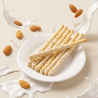 Bâtonnets de biscuits enrobés au chocolat et au lait, saveur double (lait et cacao), emballage personnalisé en gros