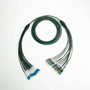 LSZH materiale campo armatura modalità singola 12 nucleo in fibra ottica cavo trazione trazione LC/SC/FC/ST - Product Image 3