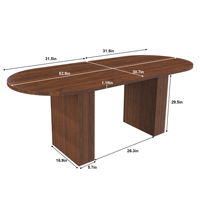Table à manger en bois moderne et écologique pour la maison, l'hôtel et le restaurant