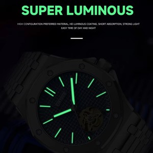 Montre mécanique automatique pour homme KINYUED, résistante à l'eau 3BAR, affichage lumineux, luxe, mode - Product Image 4