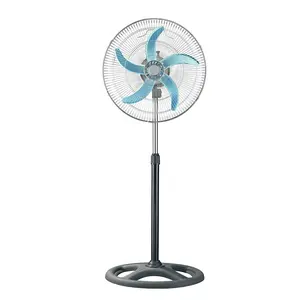 Ventilador de pedestal de plástico, soporte eléctrico de 18 pulgadas, 220v, fabricante de China, venta directa