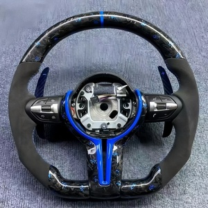 Volante de fibra de carbono forjado para <span class=keywords><strong>BMW</strong></span> F22 F87 F06 F35 F32 F01 F02F80 F90 F36 F30 F10 F20 F10 Volante personalizado - Product Image 3