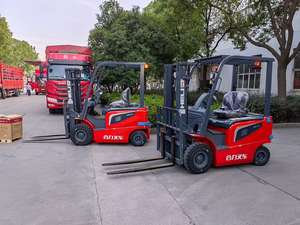 ポータブル小型フルエレクトリックパレットフォークリフト自動装填式スタッカーバンと倉庫用12トンBaterry 80v - Product Image 3