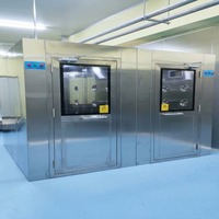 Cabine de douche à air haute efficacité, très vendue, en acier inoxydable SUS304, équipement de purification de salle blanche de haute qualité