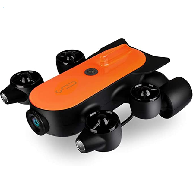 Camoro 150M Underwater Drone with 4K UHD Action Camera RC ROV Underwater Robot Real-time Steaming for Fishing Recording