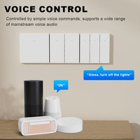 Interrupteur intelligent pour la domotique, WiFi 10A, sans fil, télécommande vocale, minuterie, contrôle, luxe, certifié CE, interrupteurs muraux SmartLife