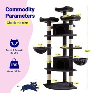 Torre Multilivello per Gatti Grandi 2026, Albero da Arrampicata Extra <span class=keywords><strong>Large</strong></span> Personalizzato dal Produttore - Product Image 4