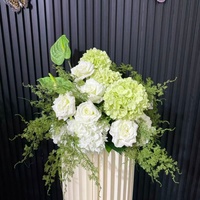 Festival des Achats : Prévente – Boule de fleurs artificielles en soie faites à la main, centre de table réaliste pour mariage et événements – Meilleures ventes