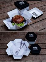 Boîte à repas jetable en papier pour Biryani, emballage alimentaire de type Bukhara Kabsa Mandi, prix de gros, technologie de pointe