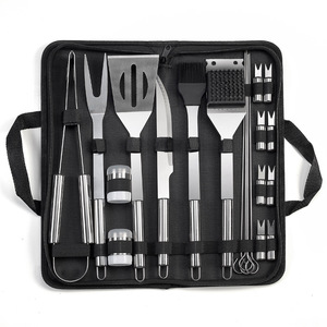 Ensemble de barbecue outils de Barbecue portables en acier inoxydable ensemble de spatule de cuisine résistant à la chaleur pelle fourchette pince - Product Image 1