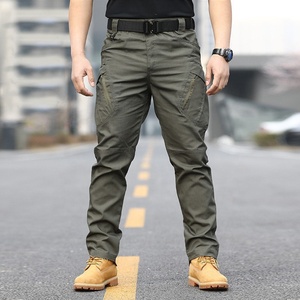 <span class=keywords><strong>Pantalones</strong></span> <span class=keywords><strong>de</strong></span> Trabajo Tácticos Formales <span class=keywords><strong>para</strong></span> <span class=keywords><strong>Hombre</strong></span> con Múltiples Bolsillos <span class=keywords><strong>de</strong></span> Carga, Resistentes al Agua y Transpirables <span class=keywords><strong>para</strong></span> Senderismo y Construcción - Product Image 4