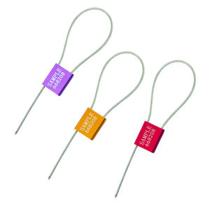 번호가있는 맞춤형 안전 씰링 용기 알루미늄 케이블 씰 - Product Image 1