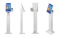 Kiosque en libre-service 3-en-1 avec écran tactile PCAP 21,5 pouces 350 Nits, lecteur de codes-barres, imprimante de reçus, système de paiement NFC RFID