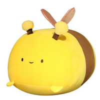 Mignonne grosse petite abeille en peluche enfants accompagner petit coussin étudiant cadeau d'anniversaire abeille en peluche