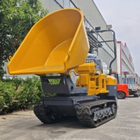 Nouvel Arrivage – Mini Transporteur sur Chenilles de 1,5 Tonne avec Benne Hydraulique, Moteur Kubota CE EURO5, Idéal pour Vergers et Chantiers