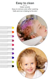 KHY Hot Sale New Girl Hair Chalk Stick Wholesale Dye Brush Temporary Colour Color Manufacturer Hair Chalk Crayons Set