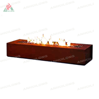 Corten Steel Flame Propane Extérieur Patio Gaz lpg Chauffage Cheminée Gaz Intérieur