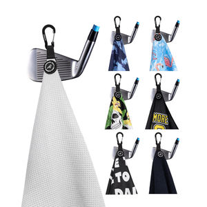 Serviette de golf en microfibre gaufrée magnétique avec logo personnalisé, fabriquée par l'usine OEM avec 20 ans d'expérience, directement du fabricant - Product Image 5