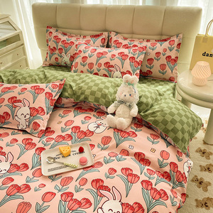 Mntyae bán buôn nhà dệt polyester in bộ đồ giường mềm in giường Quilting <span class=keywords><strong>Comforter</strong></span> Bộ - Product Image 6