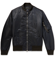 Veste bomber noire en nylon imperméable pour homme grande taille, fabriquée par un fabricant de vêtements sur mesure, avec tissu tissé enduit