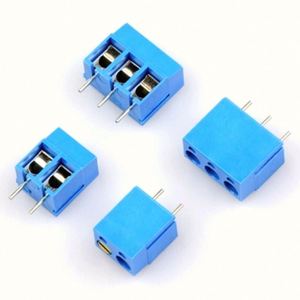 Kf301-5, 0 2/3pin 5,0mm pitch 2/3/4 pin 2/3 way straight pin 300V 16A PCB screw terminal block connector resistance - Product Image 1