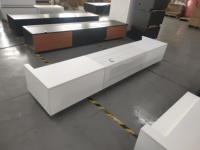 Écran de projection au sol en cristal PET de 120 pouces et armoire laser intégrée intelligente, ensemble complet d'écran de projection UST ALR