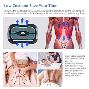 Dispositivo de Masaje Lumbar Alphay Physiotherapy, Máquina de Masaje de Cintura, Masajeador de Espalda para Regalo o para el Hogar - Product Image 4