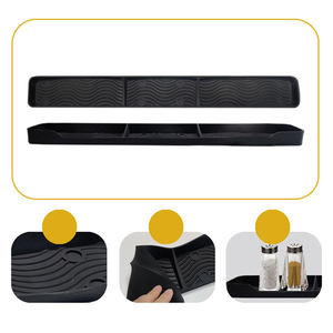 Cocina de gran tamaño de silicona magnética sobre la estufa superior estante organizador de especias - Product Image 5