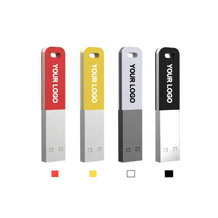 Mini clé USB personnalisée avec Logo imprimé en PVC, mémoire Flash en vrac, bon marché, USB 2.0, étanche