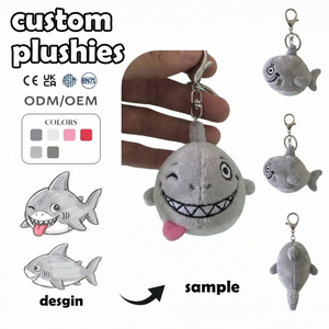 ผู้ผลิตตุ๊กตาผ้ากำมะหยี่แบบกำหนดเอง OEM/ODM เสื้อกั๊กลายทางนุ่มๆ หมาป่า ตัวละครอนิเมะแบบกำหนดเอง พวงกุญแจตุ๊กตาผ้ากำมะหยี่แบบกำหนดเอง ของเล่นกล่องสุ่ม - Product Image 5