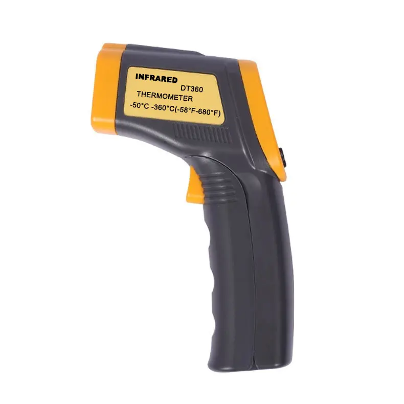 -50 to 360C Handheld Industrial Digital Infrared thermometers digital non contact mount Gun temperature laser gun