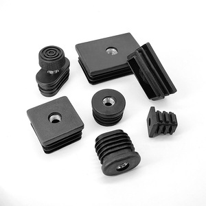 <b>Square</b> Round Plug <b>Nut</b> M6 M8 M10 Plastic Furniture Tube Fastener DIN Standard Industrial Design - Product Image 1