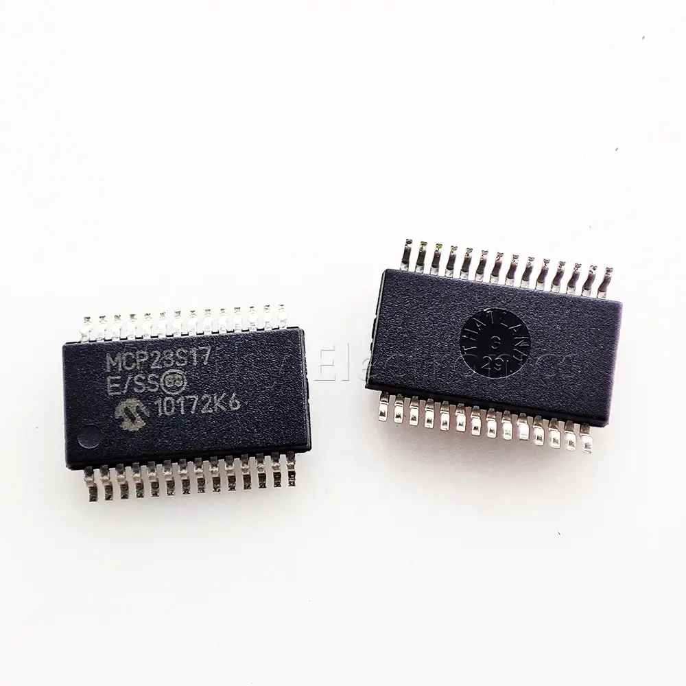 Integrateds circuito SPI/O 16 extensor IC chip 10MHz, 1,8 V ~ 5,5 V 25mA SOP SSOP28 MCP23S17-E/SS