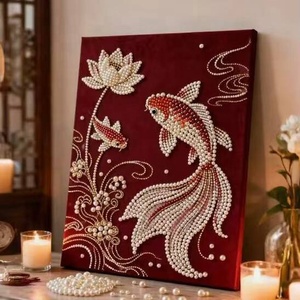 Kit d'art DIY perles et diamants : Artisanat anti-stress pour la décoration intérieure – Cadeau idéal et attentionné pour les passionnés de créations manuelles - Product Image 2