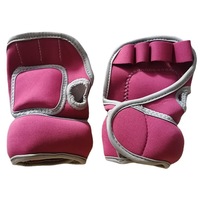 Gants de fitness lestés en caoutchouc, vente directe usine, avec sangles de poignet lestées, gants d'entraînement de boxe en forme de tortue pour les bras