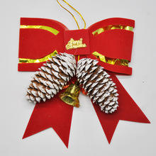 थोक सुंदर स्प्रूस पाइन शंकु सफेद क्रिसमस की पुष्पचक्र सजावट क्रिसमस पार्टी की आपूर्ति - Product Image 5