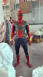 Figura de acción de <span class=keywords><strong>Marvel</strong></span> <span class=keywords><strong>Legends</strong></span>, estatua de <span class=keywords><strong>Iron</strong></span> Spider-<span class=keywords><strong>Man</strong></span> de tamaño real, escultura de resina, figuras coleccionables de Spiderman - Product Image 3