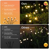 Lumière solaire extérieure de fleur d'enfant/chrysanthème de luciole menée pour le décor de parc de pelouse de jardin de paysage de vacances de partie