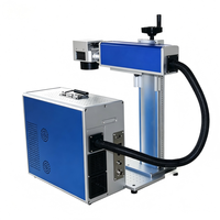 Machine d'impression laser à fibre portable Huike pour bijoux, OEM/ODM, marqueur laser CNC intégré personnalisé, économique