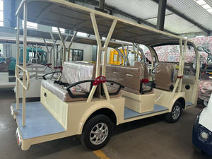 Minibús Turístico Eléctrico de 8 Plazas con Batería, Limpiaparabrisas de Vidrio Templado, Freno de Disco Doble Hidráulico - Product Image 5