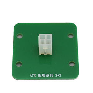 ขั้วต่อไฟฟ้า ATX 2×2 ชุบนิกเกิลทองเหลือง, ขั้วต่อไฟฟ้าแบบมีเกลียว 2*2 ATX - Product Image 2