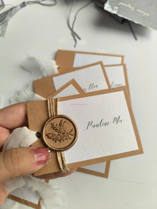 Elegant Personalized Wedding Name <b>Cards</b> Custom <b>Table</b> Place <b>Cards</b> Guest Seating Decoration - Product Image 3